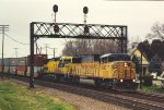 Eastbound stack train